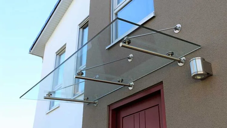 Coated roof tiles after project